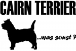 Aufkleber "Cairn Terrier ...was sonst?"